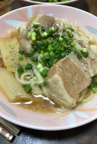 残ったバクテーでバクテーうどん