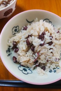 赤飯と小豆茶