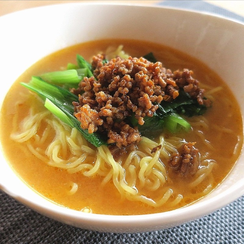 牛ひき肉照り焼きラーメンのレシピ