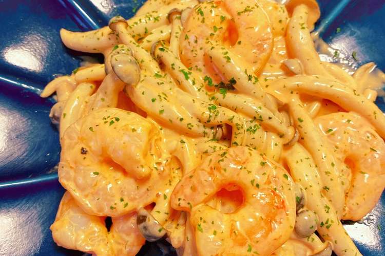 海老としめじのピリ辛オーロラソース和え レシピ 作り方 By ありさrecipe クックパッド 簡単おいしいみんなのレシピが352万品