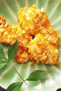 食品ロスを減らす❗️鶏肉の柿ピー焼き