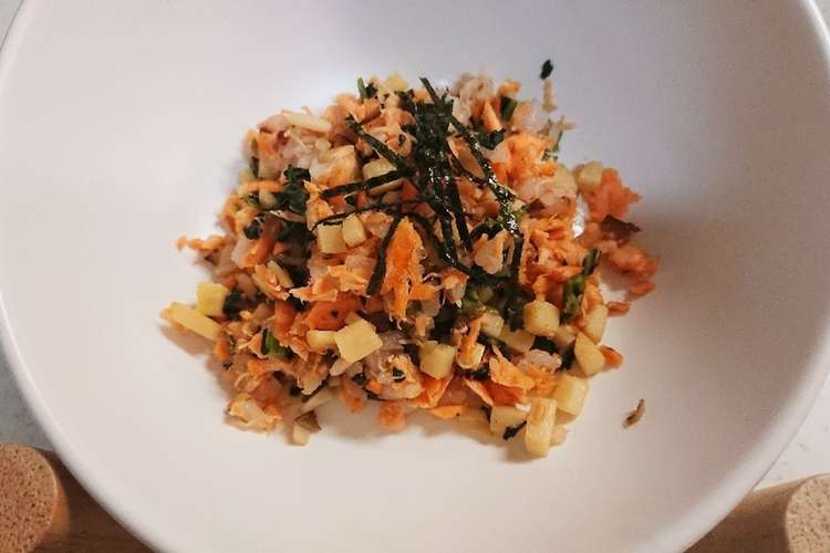 犬用 春だよ 鮭とﾀｹﾉｺのまぜご飯 レシピ 作り方 By Pocopad クックパッド 簡単おいしいみんなのレシピが352万品