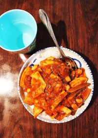 筍&鯖缶ハヤシ豆カレー