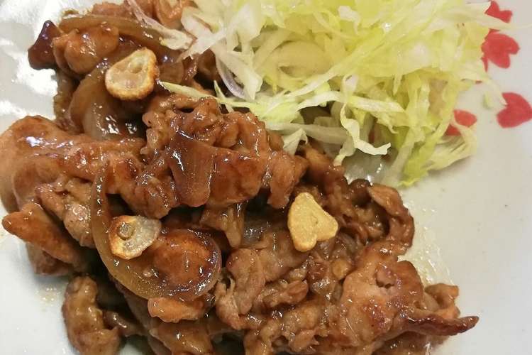 節約レシピ 豚こま肉のトンテキ風 レシピ 作り方 By Xxまぁやxx クックパッド 簡単おいしいみんなのレシピが352万品