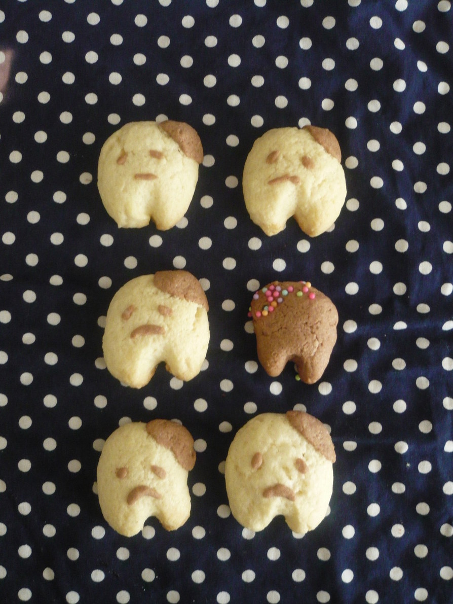 食べすぎ注意！虫歯くんクッキーの画像