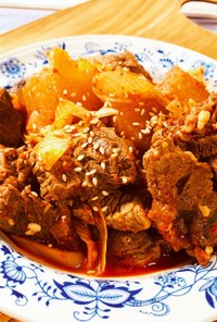 韓国風☆牛肉と大根の煮物