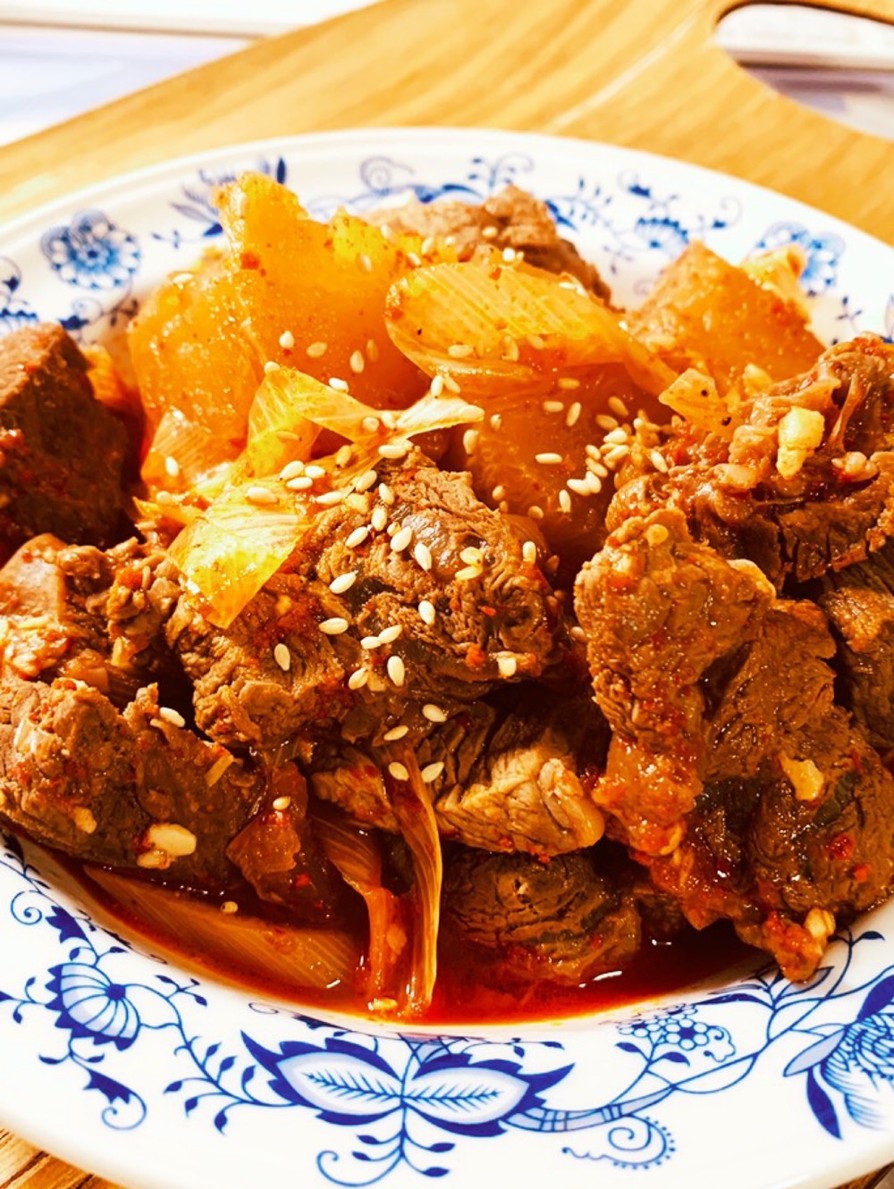 韓国風☆牛肉と大根の煮物の画像