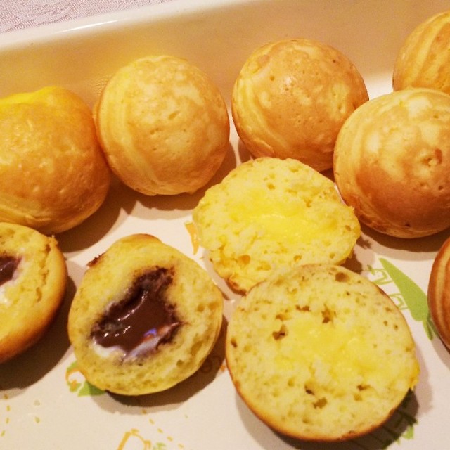 チョコ クリーム In ベビーカステラ レシピ 作り方 By Kainkain77 クックパッド 簡単おいしいみんなのレシピが356万品