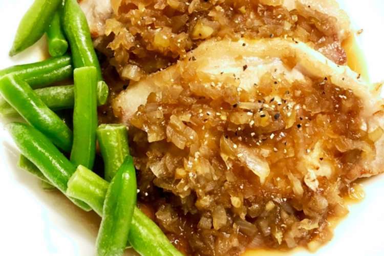 豚肉薄切りで チーズ入り玉ねぎソテー レシピ 作り方 By チャムコ85 クックパッド