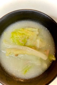 ツナと白菜の旨とろ豆乳スープ