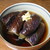 めんつゆでナスの煮浸し