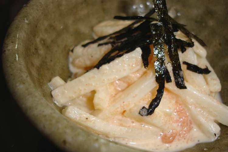 居酒屋の付きだし 山芋明太 レシピ 作り方 By なぞう クックパッド 簡単おいしいみんなのレシピが352万品