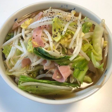 【ダイエット】しらたき野菜ちゃんぽん麺