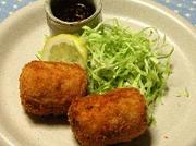 鮭のチーズ・豆腐入りコロッケの写真