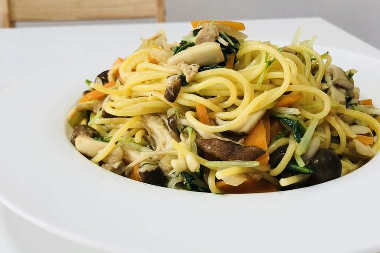野菜を摂ろう お腹いっぱい具沢山パスタ レシピ 作り方 By 給食先生のお料理記録 クックパッド 簡単おいしいみんなのレシピが354万品