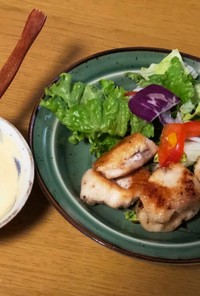 鶏むね肉とスウィートチリマヨソース