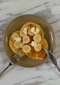 小麦粉&BPなしのヘルシーパンケーキ