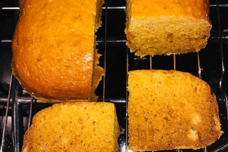 ホットケーキミックスで 素朴なカステラ レシピ 作り方 By あいもん料理部 クックパッド 簡単おいしいみんなのレシピが349万品