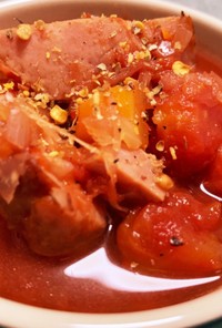 トマトとベーコンのファイトケミカルスープ