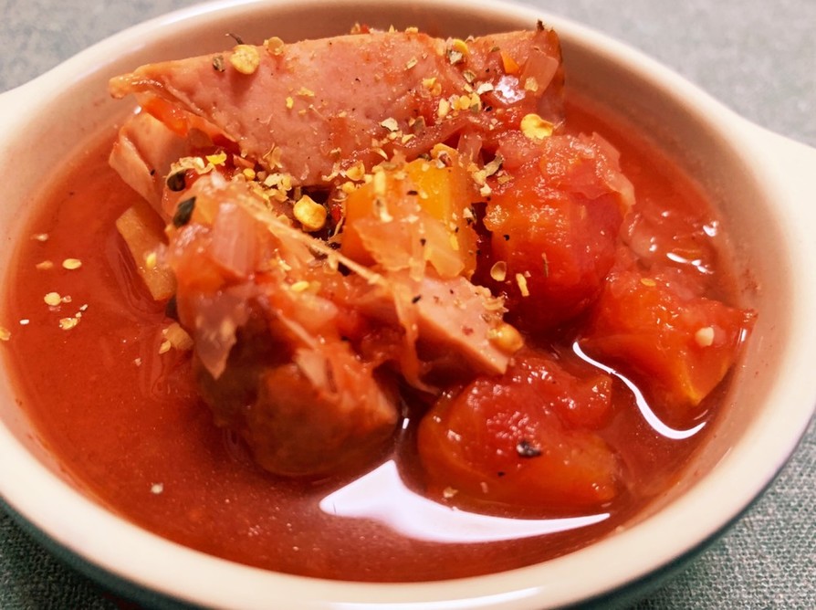 トマトとベーコンのファイトケミカルスープの画像