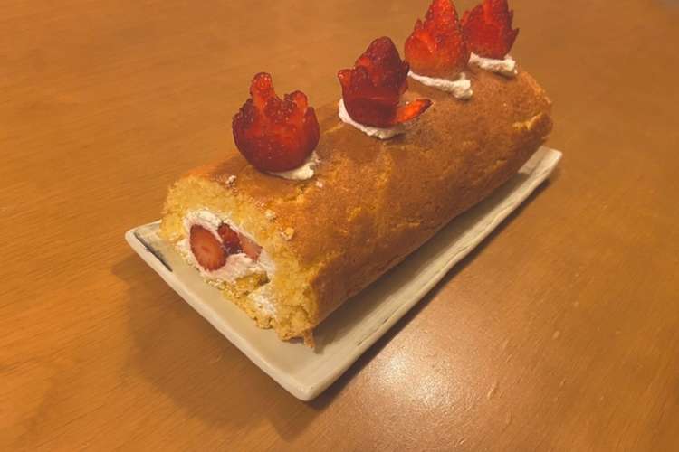 いちごのロールケーキ レシピ 作り方 By るぅcook クックパッド 簡単おいしいみんなのレシピが349万品