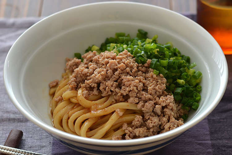 肉みそ油うどん レシピ 作り方 By かどや製油 クックパッド 簡単おいしいみんなのレシピが366万品