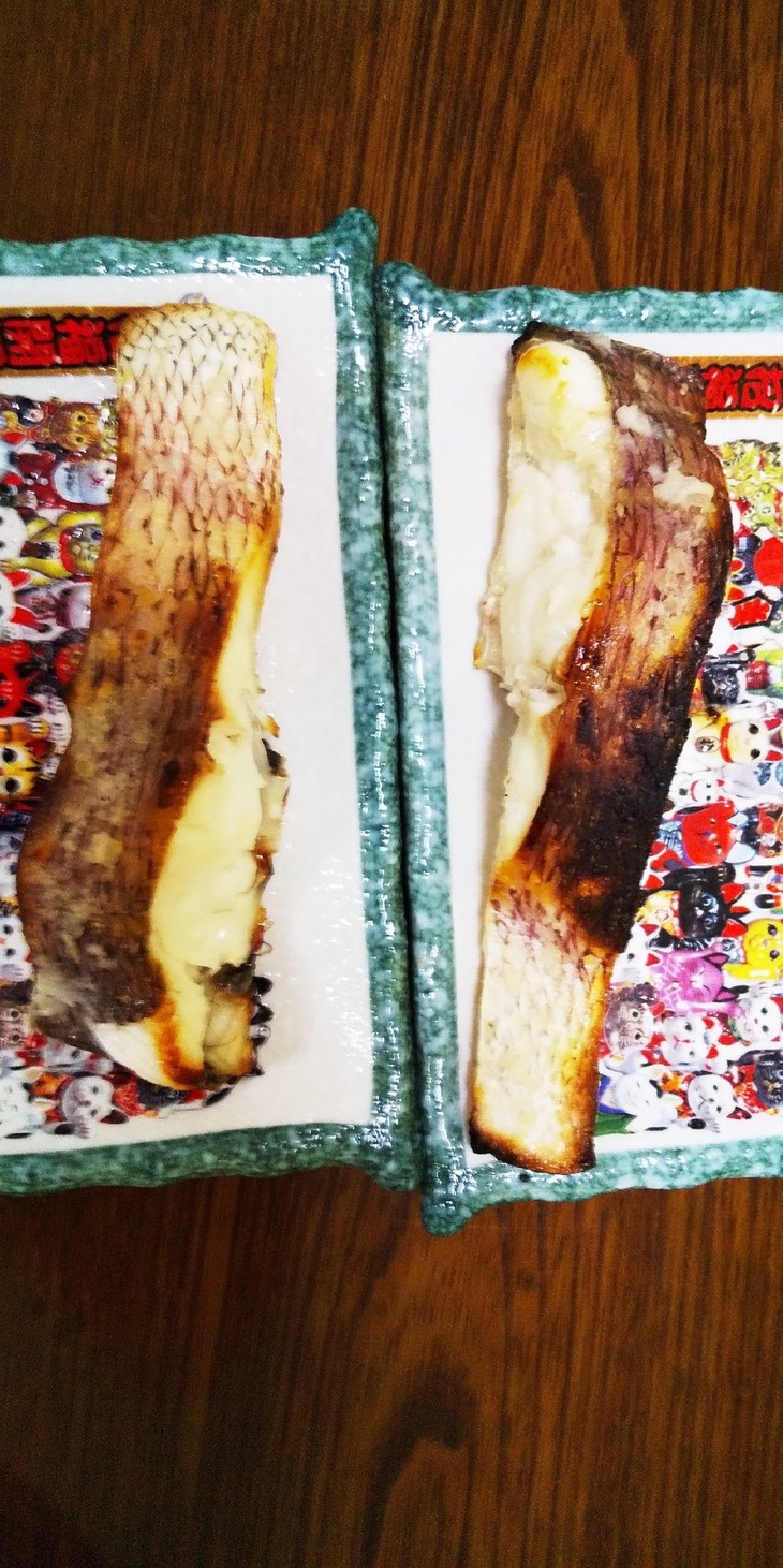 鯛の切り身の塩麹焼きの画像