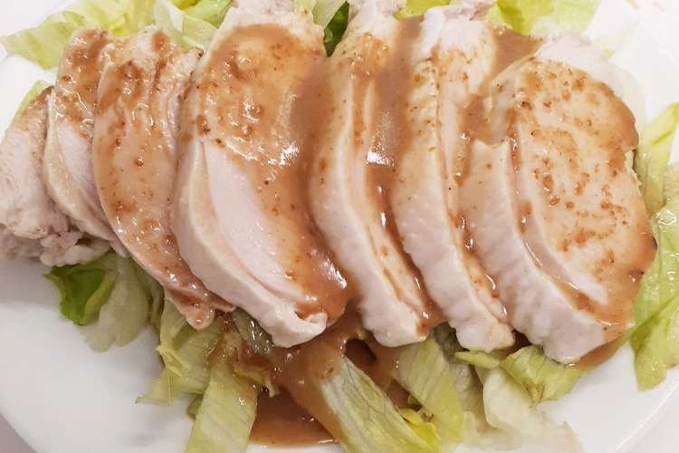 超簡単 ふわふわの蒸し鶏 胸肉を圧力鍋で レシピ 作り方 By Smileforme クックパッド 簡単おいしいみんなのレシピが352万品