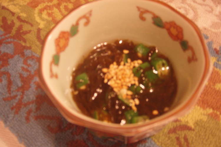 つるつるもずくにおくらちゃん レシピ 作り方 By ゆみまろん クックパッド 簡単おいしいみんなのレシピが357万品