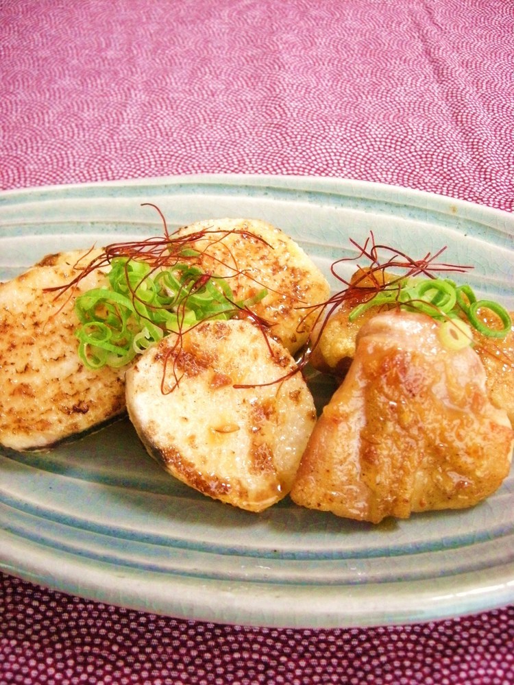 鶏と山芋の油みそ焼きの画像