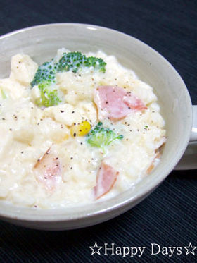 ダイエットに!豆腐入り豆乳リゾット♪