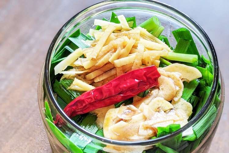 シンプルなニラ醤油 レシピ 作り方 By マツコ選手 クックパッド 簡単おいしいみんなのレシピが352万品