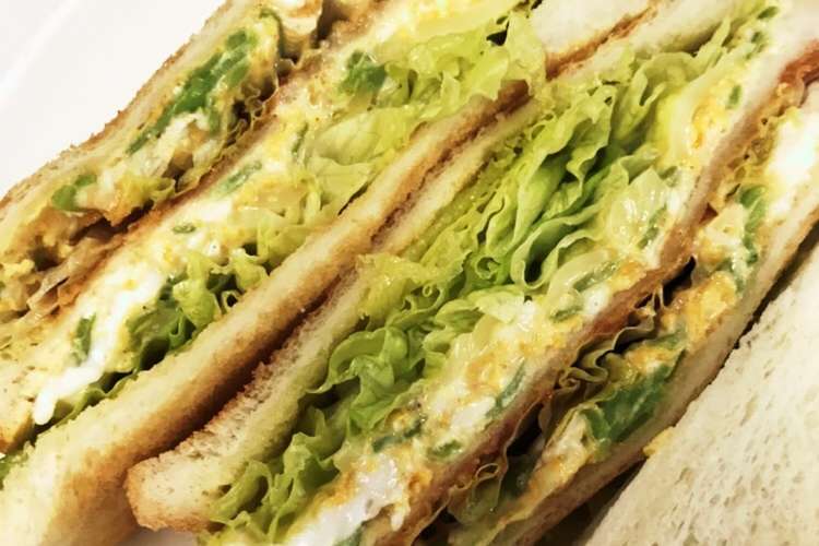 サニーレタスたっぷりのたまごサンド レシピ 作り方 By まーちゃん クックパッド 簡単おいしいみんなのレシピが364万品