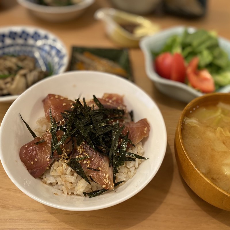 漬け ハマチ