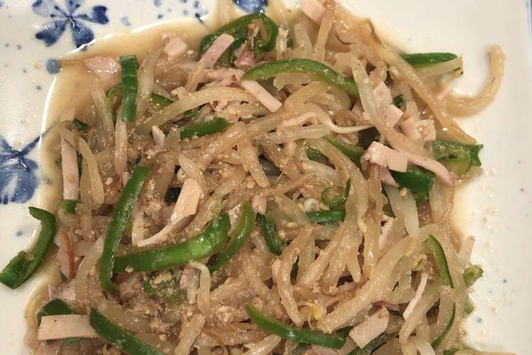 もやしとピーマンのごま和え レシピ 作り方 By Tomomi4787 クックパッド 簡単おいしいみんなのレシピが361万品