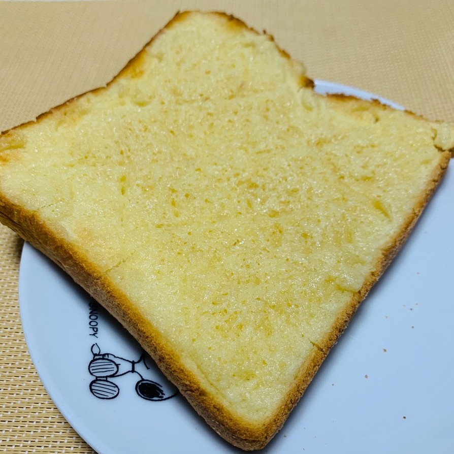 かんたんメロンパン風トーストの画像