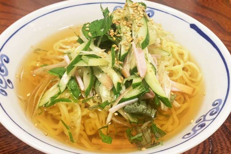 ははつゆ和風冷やしラーメン レシピ 作り方 By ははつゆ クックパッド 簡単おいしいみんなのレシピが358万品
