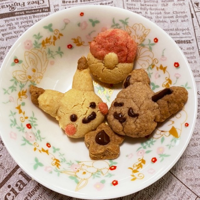 ポケモン ピカチュウとイーブイのクッキー レシピ 作り方 By こじしゆ クックパッド 簡単おいしいみんなのレシピが363万品