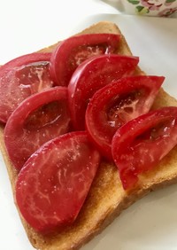 簡単朝食☆絶品トマトトースト