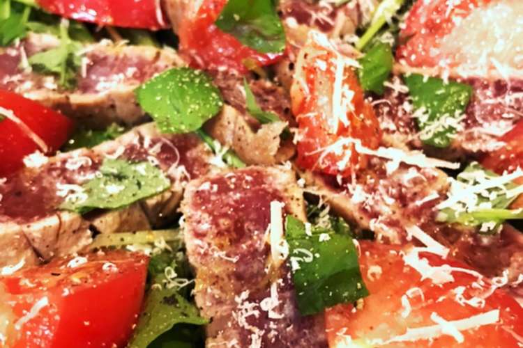 冷凍マグロでイタリアンのタリアータ レシピ 作り方 By インディ藤田 クックパッド