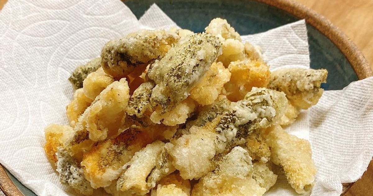 ヒラメの皮のから揚げ レシピ 作り方 By 伸東養魚 クックパッド 簡単おいしいみんなのレシピが378万品