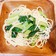 小松菜とツナと麺つゆで簡単和風パスタ
