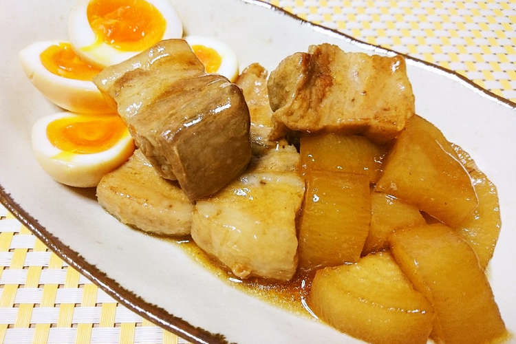 とろとろ半熟卵入り 絶品豚バラの角煮 レシピ 作り方 By ポテチ犬 クックパッド 簡単おいしいみんなのレシピが349万品