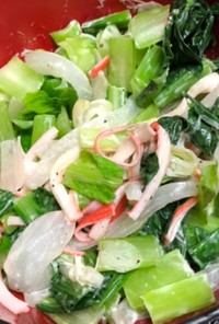 レンジで出来る小松菜サラダ