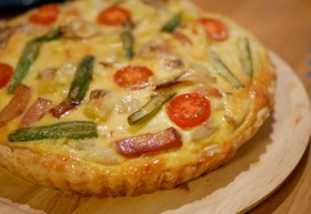 春野菜たっぷり！簡単おしゃれキッシュ