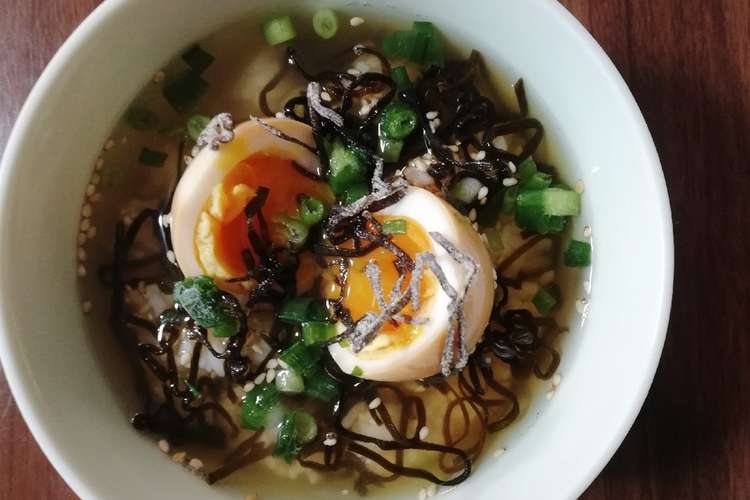 素がない お出汁お茶漬け レシピ 作り方 By おはな クックパッド