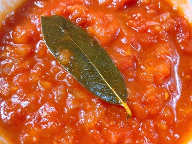 トマトソースの作り方の写真