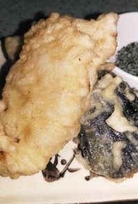 鱈の天ぷら〜緑茶塩添え〜