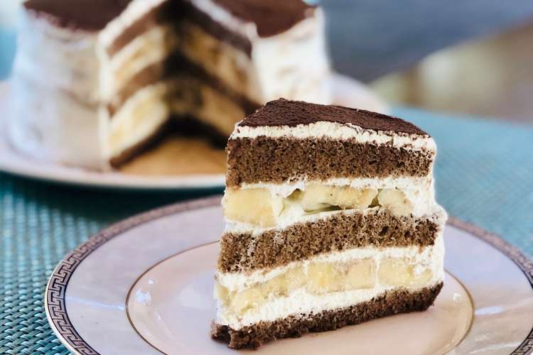 アメリカで チョコバナナショートケーキ レシピ 作り方 By Harumie クックパッド 簡単おいしいみんなのレシピが350万品