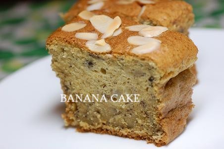 グレープシードオイルで作るバナナケーキの画像